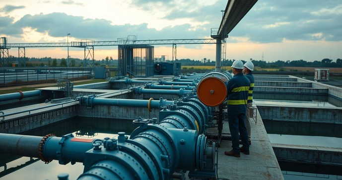 Manutenção de estação de tratamento de esgoto aumenta eficiência e segurança Manutenção de estação de tratamento de esgoto aumenta eficiência e segurança